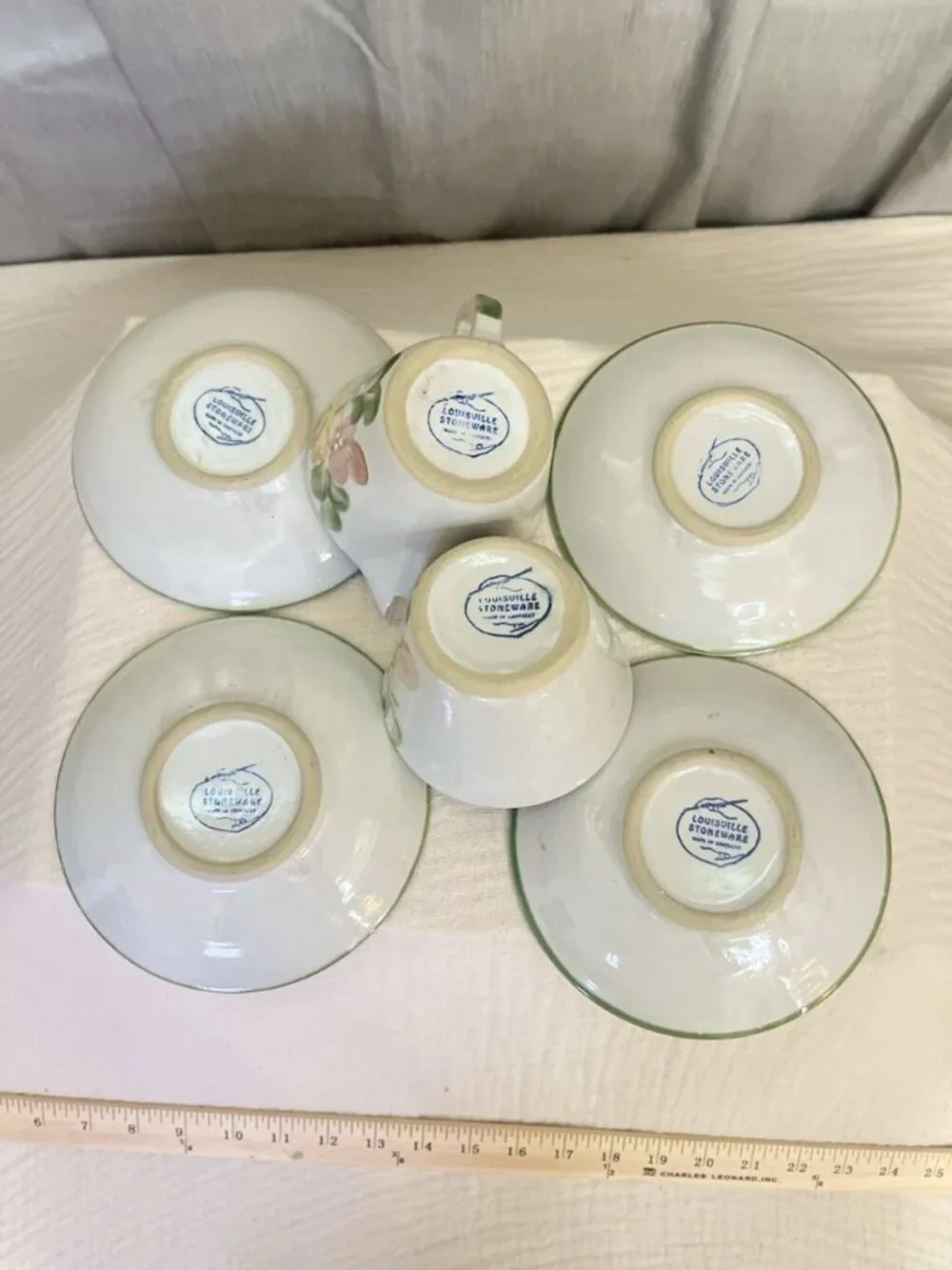 Vintage Louisville Stoneware Four 6